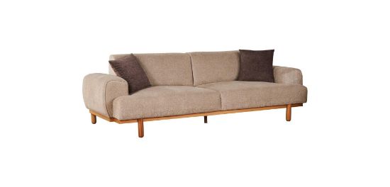 Picture of NATURA LIVING ROOM SOFA SEAT 3 PERSONS - BEIGE