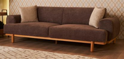 Picture of NATURA LIVING ROOM SOFA SEAT 3 PERSONS - BROUN