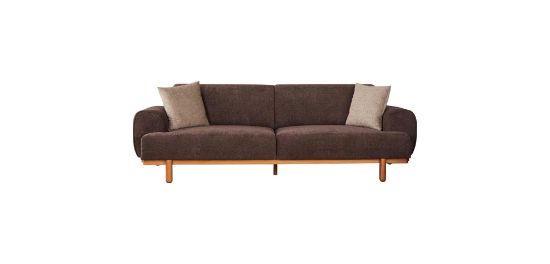 Picture of NATURA LIVING ROOM SOFA SEAT 3 PERSONS - BROUN