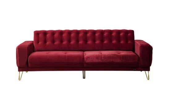 Picture of RUBINO LIVING ROOM SOFA SEAT 3 PERSONS - RED