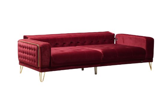 Picture of RUBINO LIVING ROOM SOFA SEAT 3 PERSONS - RED