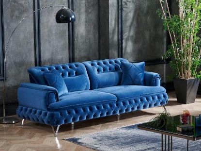 Picture of STELLA LIVING ROOM SOFA SEAT 3 PERSONS - BLUE