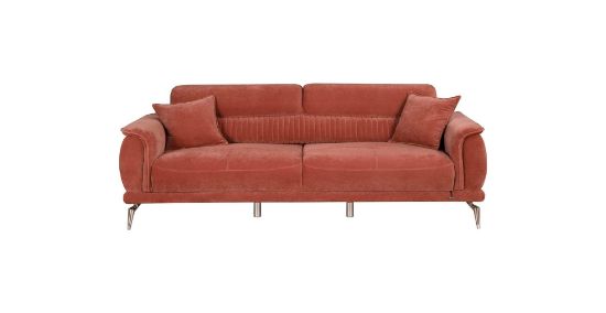 Picture of LIONEL LIVING ROOM SOFA SEAT 3 PERSONS - ORANGE