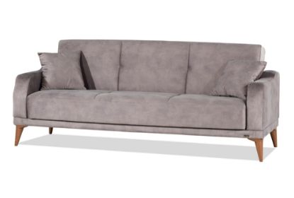 Picture of BAHAR LIVING ROOM SOFA BED 3 PERSONS - DARK GREY