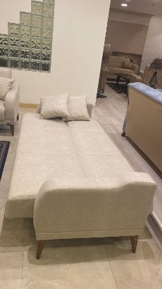 Picture of BAHAR LIVING ROOM SOFA BED 3 PERSONS - BEIGE