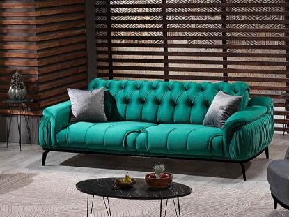 Picture of BELL LIVING ROOM SOFA SEAT 3 PERSONS - GREEN