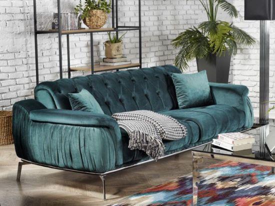 Picture of BELL LIVING ROOM SOFA SEAT 3 PERSONS - GREEN