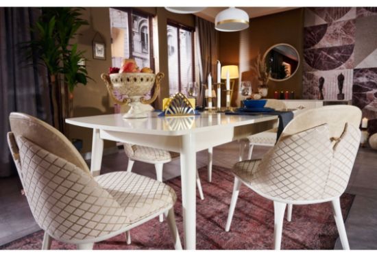 Picture of VALS Dining room 6 persons-white